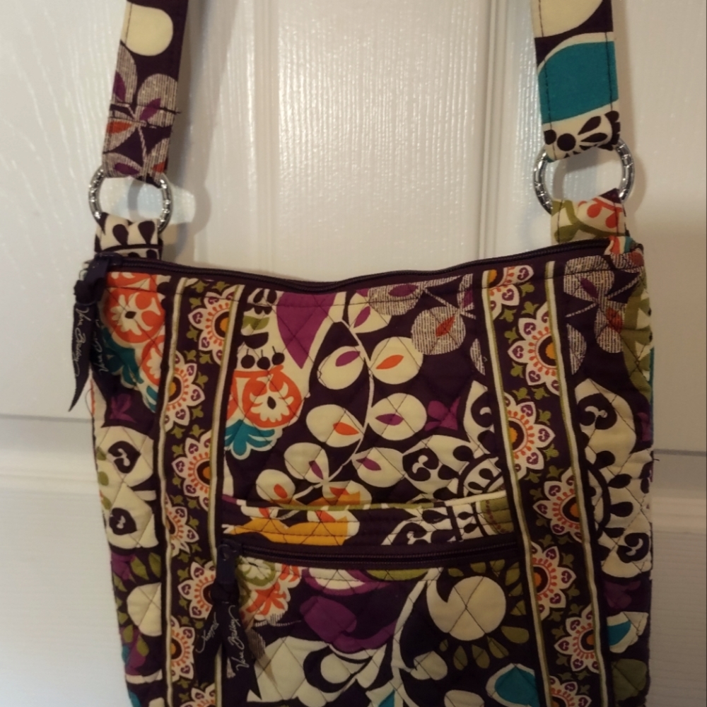 Vera Bradley Hipster Crossbody Plum Crazy